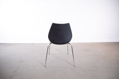 Kartell "Maui", 4-Fuß-Stuhl, Chrom/Schwarz