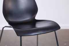 Kartell "Maui", 4-Fuß-Stuhl, Chrom/Schwarz