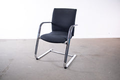 Haworth "Comforto D5208", Freischwinger, Chrom/Schwarz