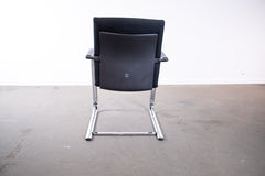 Haworth "Comforto D5208", Freischwinger, Chrom/Schwarz