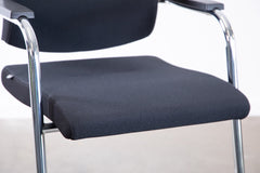 Sedus "Black Dot" bd-233, Freischwinger, Chrom/Schwarz