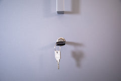 MauserMöbel Apothekerschrank grau/weiß