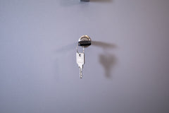 MauserMöbel Apothekerschrank grau/weiß