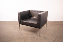 ZÜCO "Rilasso" RS 0811, Sessel, Leder, Chrom/Schwarz