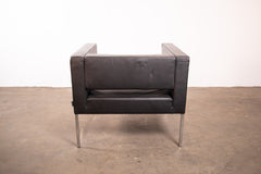 ZÜCO "Rilasso" RS 0811, Sessel, Leder, Chrom/Schwarz