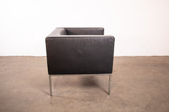 ZÜCO "Rilasso" RS 0811, Sessel, Leder, Chrom/Schwarz