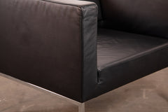 ZÜCO "Rilasso" RS 0811, Sessel, Leder, Chrom/Schwarz