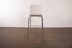 Sedus "meet chair", Barhocker, Chrom/Orange/Weiß