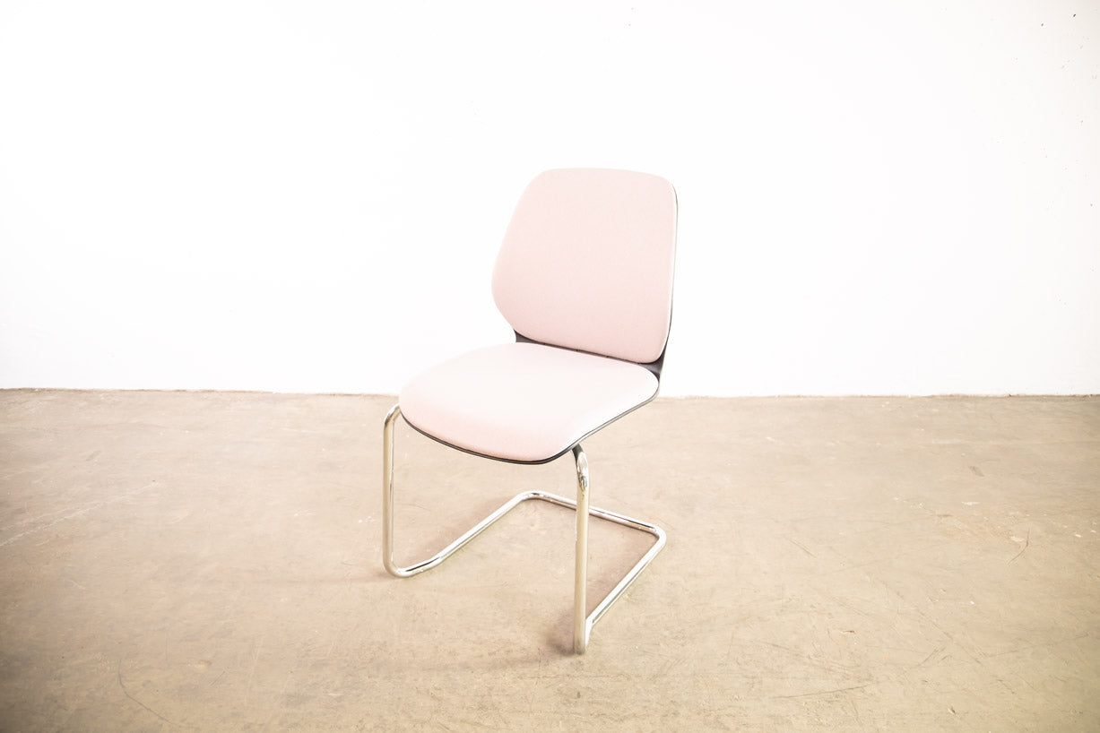 Sedus "se:flex", Freischwinger, Chrom/Beige