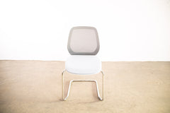 Sedus "se:flex", Freischwinger, Chrom/Hellgrau/Schwarz