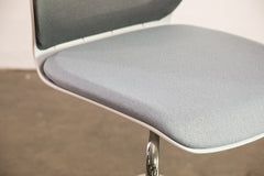 Sedus "se:flex", Freischwinger, Chrom/Hellgrau/Schwarz