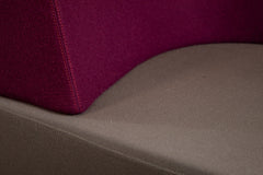 Steelcase "B-Free" Lounge-Ecke, Grau/Lila