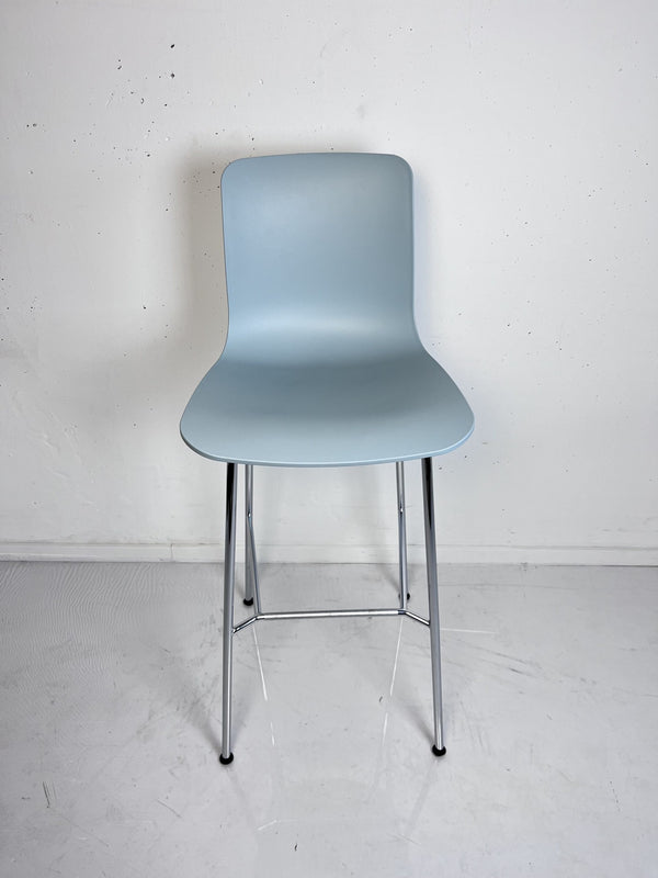Barhocker "HAL Stool medium RE"; eisgrau - vitra.