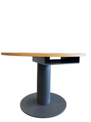 Besprechungstisch rund mit Kabelanschluss - Oberhaizinger