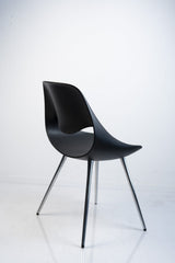 Besucherstuhl ZÜCO "LITTLE PERILLO XS", Kunststoff, Chrom/Schwarz