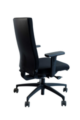 Bürodrehstuhl "Adjust", schwarz, Stoff - Dauphin
