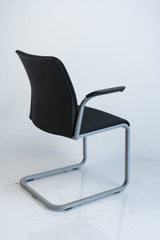 Steelcase "Eastside", Freischwinger, Grau/Schwarz