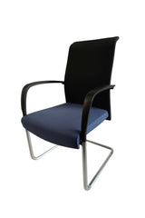 Freischwinger schwarz, blau - Kusch+Co