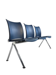 Kusch + Co, “Hola”, 3er Sitz, Chrom/ Blau