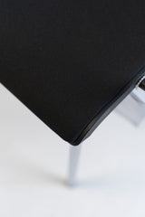 NowyStyl "Xilium Mesh", 4-Fuß-Stuhl mit Netzrücken, Chrom/Schwarz