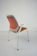 Besucherstuhl se:kit mit Armlehne, orange - Sedus