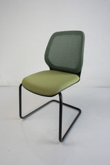 Freischwinger se:kit ohne Armlehne, grün - Sedus