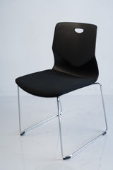 Sedus "Stack Chair" un-242, Chrom/Schwarz