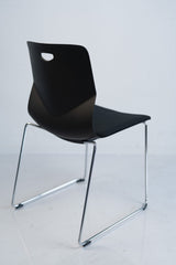 Sedus "Stack Chair" un-242, Chrom/Schwarz