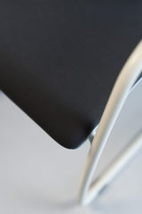 Sedus "alright", Freischwinger, Weiß/Dunkelgrau/Hellblau