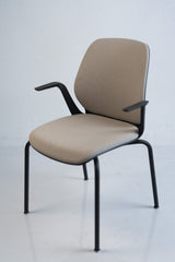 Sedus "se:flex", 4-Fuß-Stuhl, Schwarz/Beige