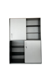 Sideboard-Schrank, grau-anthrazit – Steelcase