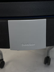Steelcase "Number One", Klappstuhl, Hellgrau/Blau