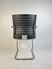 Freischwinger "Werndl #1", Grau/Schwarz - Steelcase