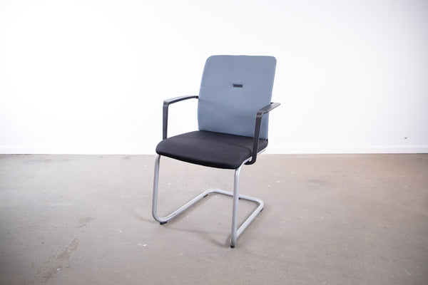 Steelcase "Northside", Freischwinger, Grau/Schwarz/Grau