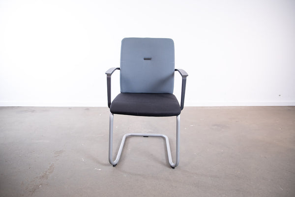 Steelcase "Northside", Freischwinger, Grau/Schwarz/Grau