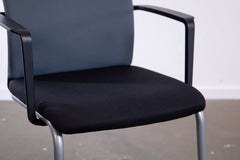 Steelcase "Northside", Freischwinger, Grau/Schwarz/Grau