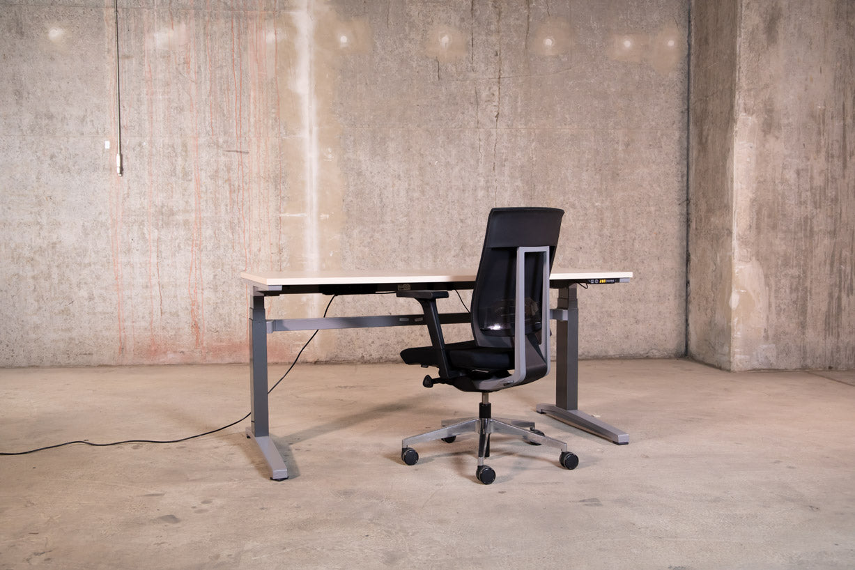 Vielhauer - elektrisch höhenverstellbarer Schreibtisch beige 160x80