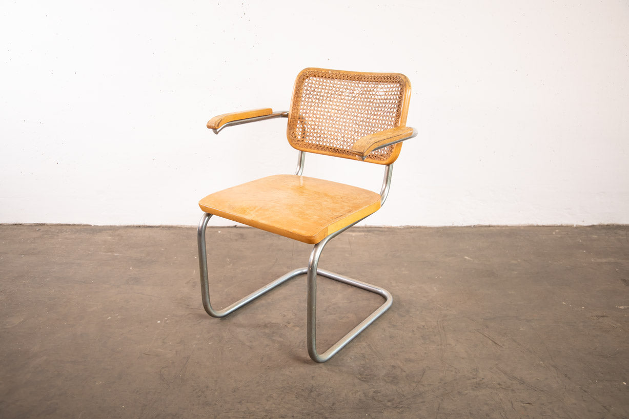 Thonet S 64 holz/chrom