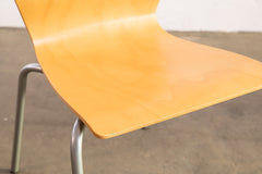 Interstuhl Besucherstuhl, Chrom/Buche