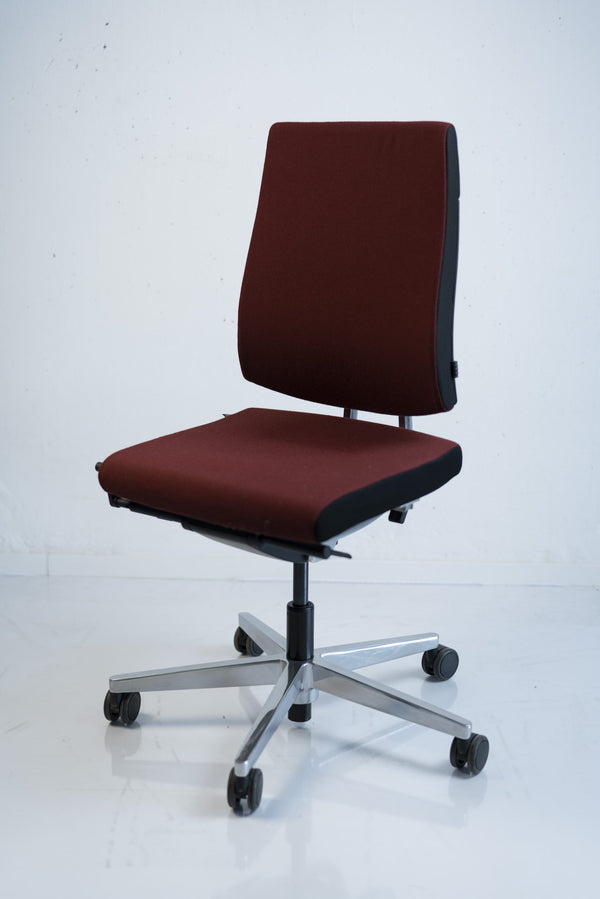 Sedus "Black Dot" BD-102, Bürodrehstuhl, Chrom/Rot/Schwarz