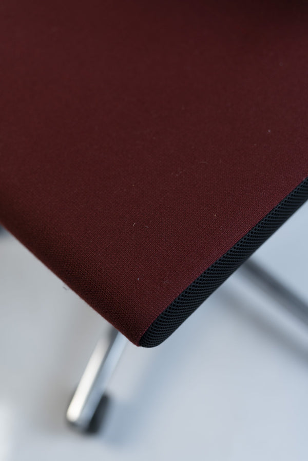 Sedus "Black Dot" BD-102, Bürodrehstuhl, Chrom/Rot/Schwarz