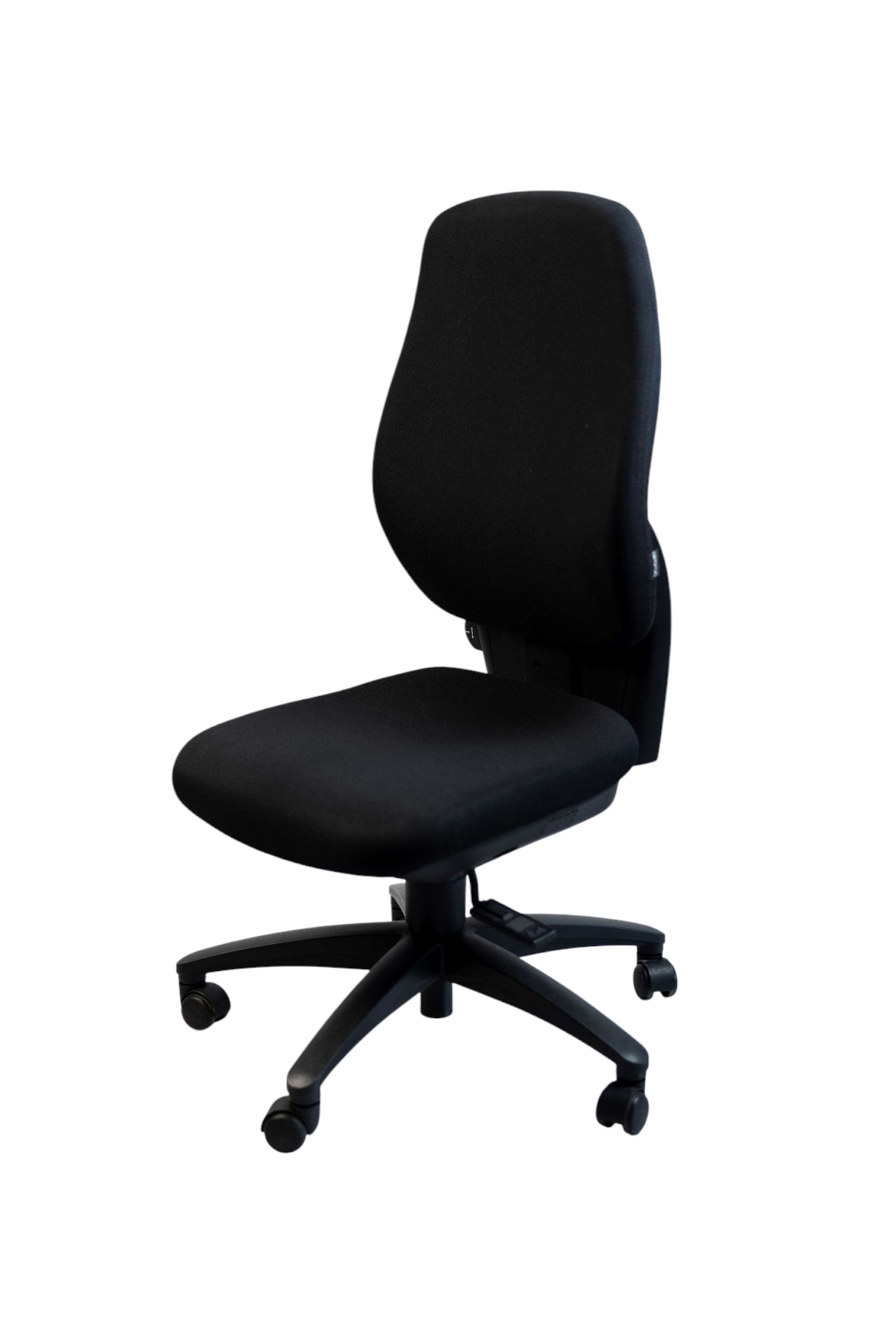 Bürodrehstuhl Dauphin, ohne Armlehnen, Schwarz