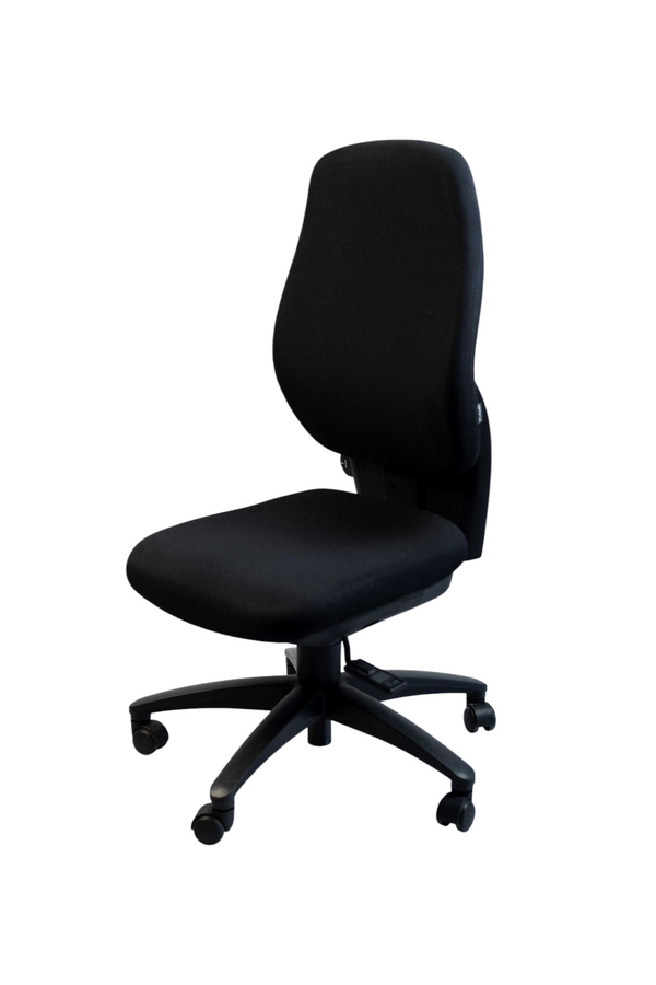 Bürodrehstuhl Dauphin, ohne Armlehnen, Schwarz