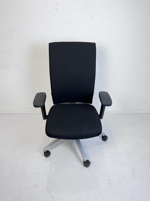 Bürostuhl Klöber "Cato/Casa cca98", Silber/Schwarz