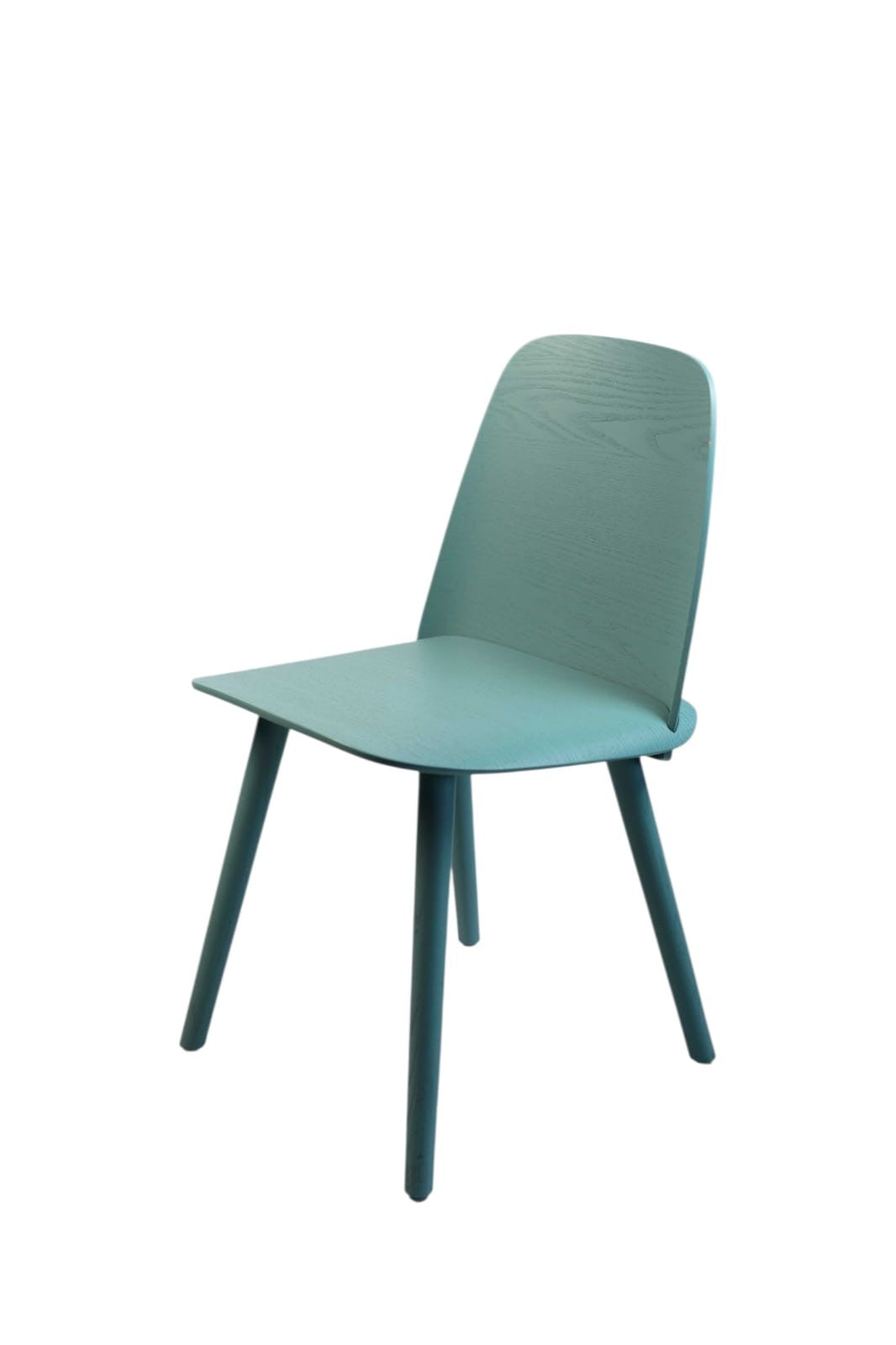 Muuto "Nerd chair", 4-Fuß-Stuhl, Holz, Pastellgrün