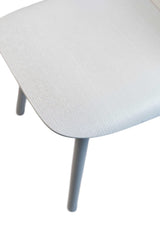 Muuto "Nerd chair", 4-Fuß-Stuhl, Holz, Weiß