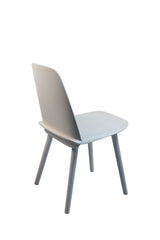 Muuto "Nerd chair", 4-Fuß-Stuhl, Holz, Weiß