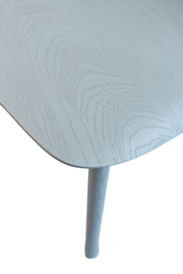 Muuto "Nerd chair", 4-Fuß-Stuhl, Holz, Hellgrau
