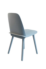 Muuto "Nerd chair", 4-Fuß-Stuhl, Holz, Hellgrau