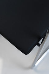Sedus "Black Dot Net bd 236", Freischwinger mit Netzrücken, Chrom/Schwarz